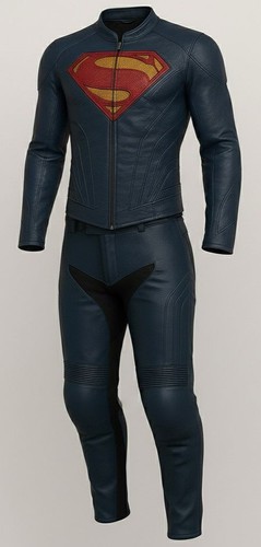 Tuta moto corsa superman in - da,